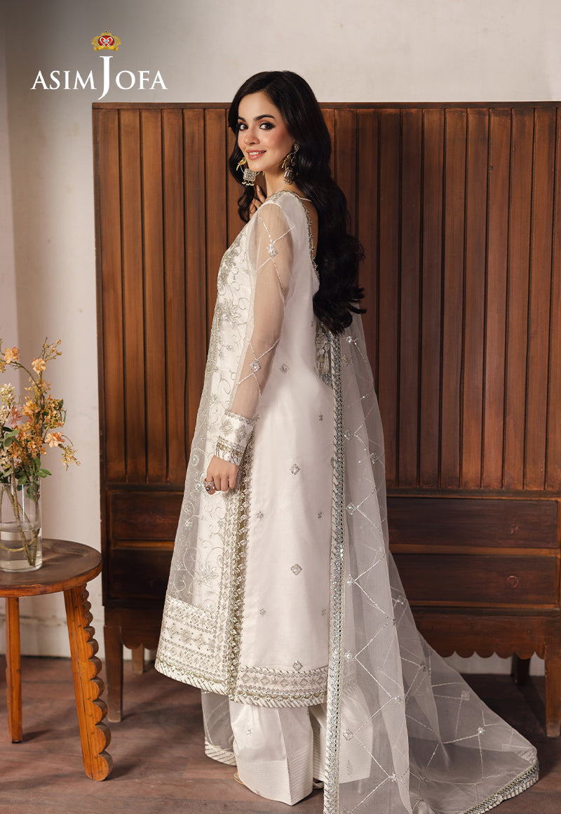Asim Jofa Heeriye Ajhe-03 Embroidered Organza 3 Pcs