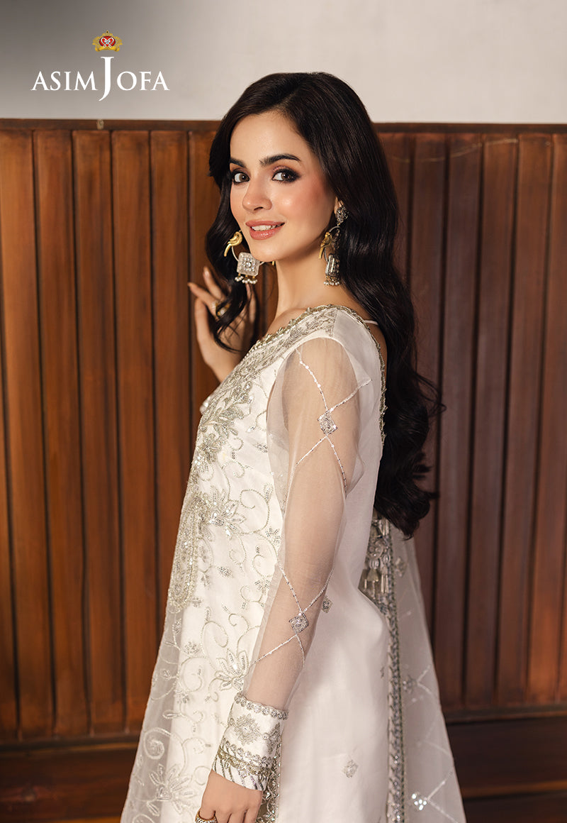 Asim Jofa Heeriye Ajhe-03 Embroidered Organza 3 Pcs