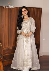 Asim Jofa Heeriye Ajhe-03 Embroidered Organza 3 Pcs
