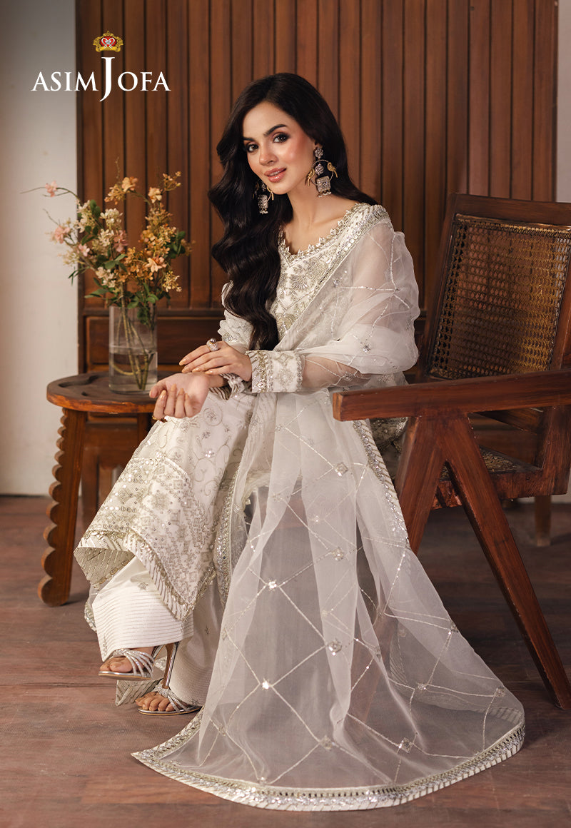 Asim Jofa Heeriye Ajhe-03 Embroidered Organza 3 Pcs