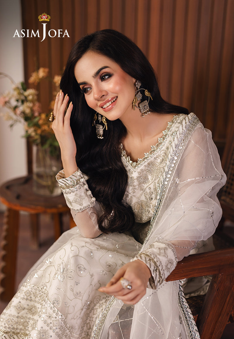 Asim Jofa Heeriye Ajhe-03 Embroidered Organza 3 Pcs