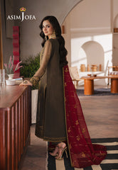Asim Jofa Heeriye Pret Ajheb-06 Embroidered Chiffon Stitched 3 Pcs