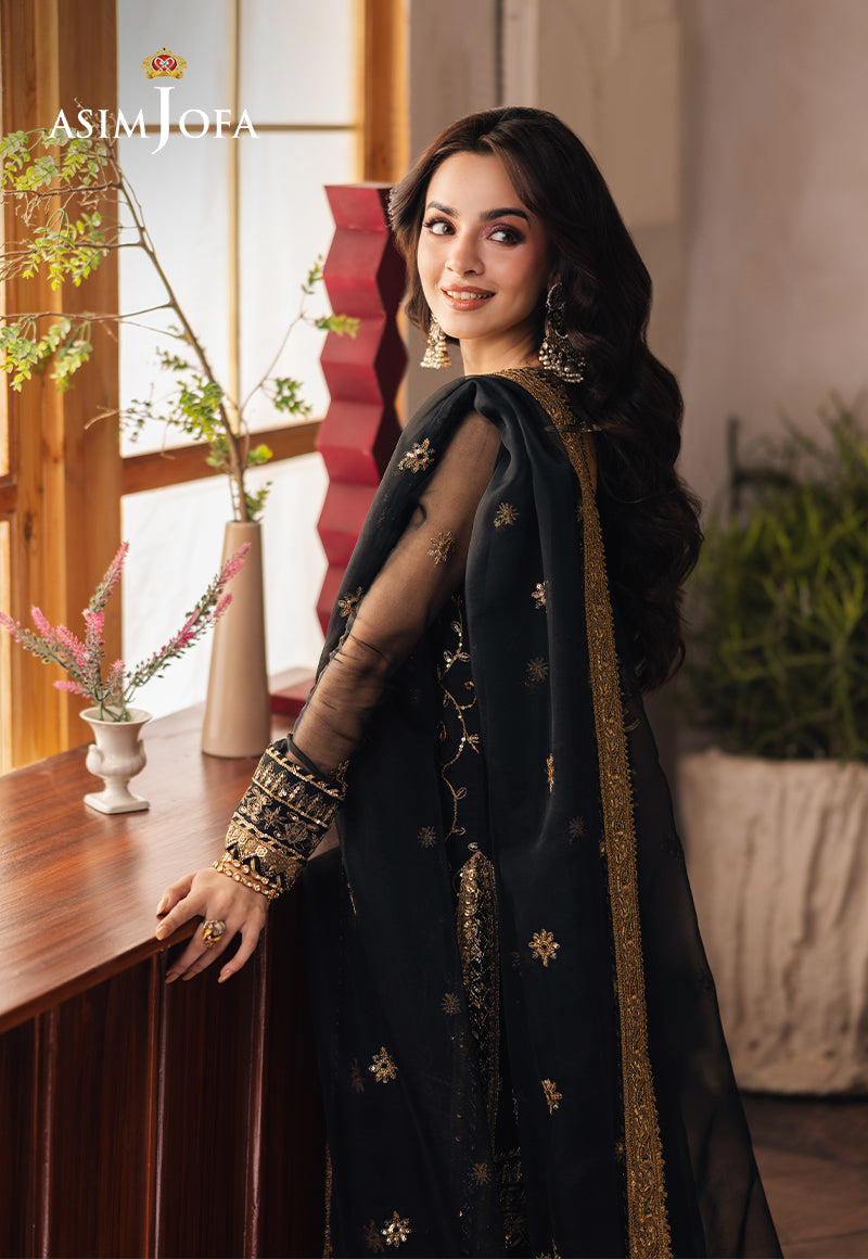 Asim Jofa Heeriye Ajhe-04 Embroidered Organza 3 Pcs