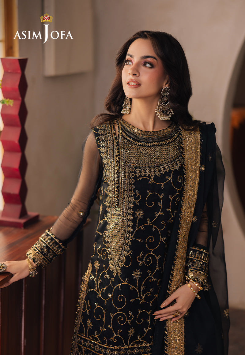 Asim Jofa Heeriye Ajhe-04 Embroidered Organza 3 Pcs