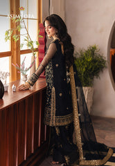 Asim Jofa Designers Limited Edition Ajhed-04 Embroidered Organza Stitched 3 Pcs