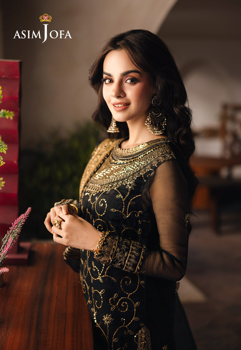 Asim Jofa Heeriye Ajhe-04 Embroidered Organza 3 Pcs