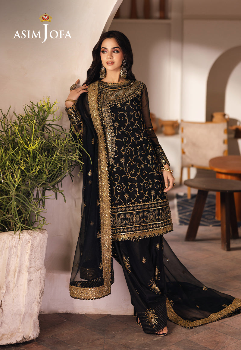 Asim Jofa Heeriye Ajhe-04 Embroidered Organza 3 Pcs