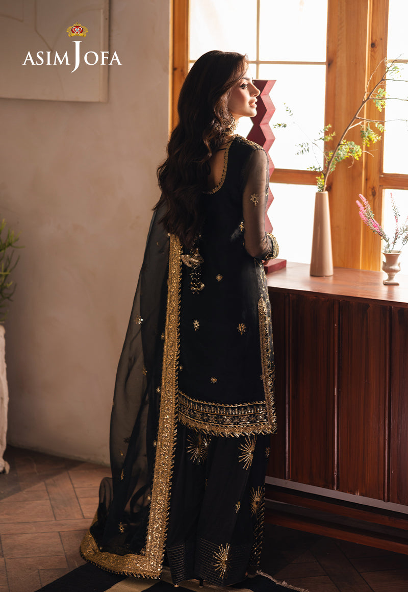 Asim Jofa Heeriye Ajhe-04 Embroidered Organza 3 Pcs