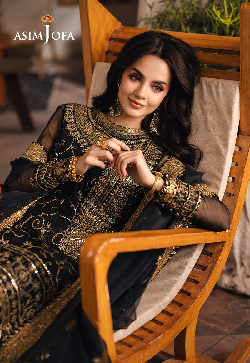 Asim Jofa Heeriye Ajhe-04 Embroidered Organza 3 Pcs