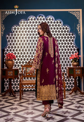 Asim Jofa Limited Edition Luxury Lawn Pret Ajfileb -03 Cambric Stitched 3 Pcs