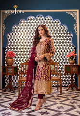 Asim Jofa Limited Edition Luxury Lawn Pret Ajfileb -03 Cambric Stitched 3 Pcs