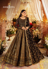 Asim Jofa Jaan-e-Jahan Pret Ajjjb-03 Embroidered Chiffon Stitched 3 Pcs