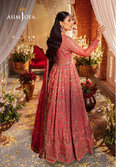 Asim Jofa Jaan-e-Jahan Pret Ajjjb-07 Embroidered Chiffon Stitched 3 Pcs