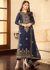 Jhilmil by Asim Jofa Unstitched 3 Piece Emb Chiffon Festive Suit-AJJM-05