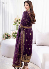 Jhilmil by Asim Jofa Unstitched 3 Piece Emb Chiffon Festive Suit-AJJM-06