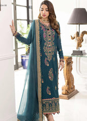 Jhilmil by Asim Jofa Unstitched 3 Piece Emb Chiffon Festive Suit-AJJM-08