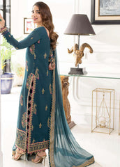 Jhilmil by Asim Jofa Unstitched 3 Piece Emb Chiffon Festive Suit-AJJM-08