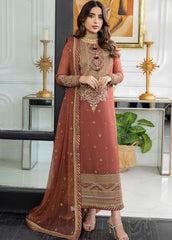 Jhilmil by Asim Jofa Unstitched 3 Piece Emb Chiffon Festive Suit-AJJM-13