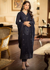 Jhilmil by Asim Jofa Unstitched 3 Piece Emb Chiffon Festive Suit-AJJM-16