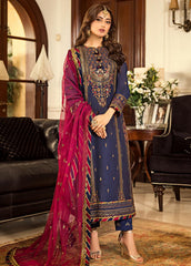 Jhilmil by Asim Jofa Unstitched 3 Piece Emb Chiffon Festive Suit-AJJM-17