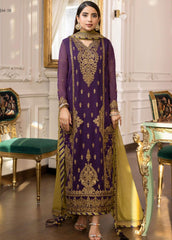 Jhilmil by Asim Jofa Unstitched 3 Piece Emb Chiffon Festive Suit-AJJM-18
