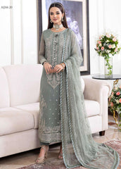 Jhilmil by Asim Jofa Unstitched 3 Piece Emb Chiffon Festive Suit-AJJM-20