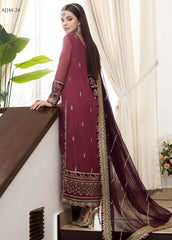 Jhilmil by Asim Jofa Unstitched 3 Piece Emb Chiffon Festive Suit-AJJM-24