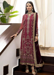 Jhilmil by Asim Jofa Unstitched 3 Piece Emb Chiffon Festive Suit-AJJM-24