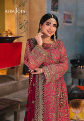 Asim Jofa Chamkeeli Ajkk-05 Embroidered Chiffon 3 Pcs