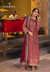Asim Jofa Chamkeeli Ajkk-05 Embroidered Chiffon 3 Pcs