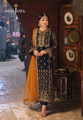 Asim Jofa Designers Limited Edition Ajkkd-15 Embroidered Chiffon 3 Pcs