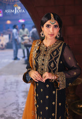 Asim Jofa Chamkeeli Ajkk-15 Embroidered Chiffon 3 Pcs