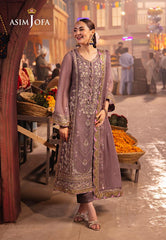 Asim Jofa Chamkeeli Ajkk-29 Embroidered Chiffon 3 Pcs