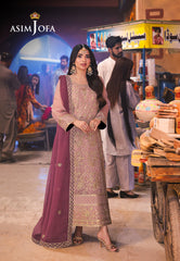 Chamkeeli By Asim Jofa Stitched 3 Piece Formals Pret Suit-AJKKB-04