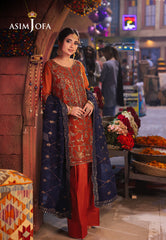 Chamkeeli By Asim Jofa Stitched 3 Piece Formals Pret Suit-AJKKB-10