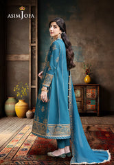 Asim Jofa Limited Edition Pret Ajkmp-04 Embroidered Silk Stitched 3 Pcs