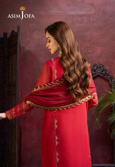 Asim Jofa Eid Festive '23 Ajkm-15 Embroidered Cotton Net Organza 3 Pcs