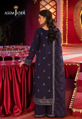 Luxury Festive Rejoice By Asim Jofa Ajlffb-03 Emb Silk Stitched 3 Pcs