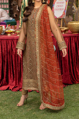 Jag Mag By Asim Jofa Unstitched 3 Piece Festive Formals Suit-AJMJ-10