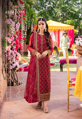 Asim Jofa Jag Mag Pret Ajmjb-28 Embroidered Chiffon Stitched 3 Pcs