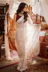 The Mughal Queen by Asim Jofa Lucknowi Chikankaari Suit-AJMQ-05