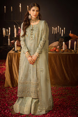 The Mughal Queen by Asim Jofa Lucknowi Chikankaari Suit-AJMQ-09
