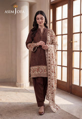 Asim Jofa Stitched 3 Piece Basic Printed Lawn Pret Suit-AJPB-330