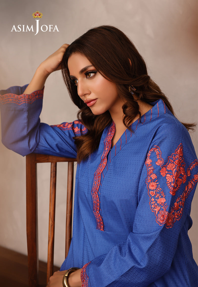 Asim Jofa Essential Pret Drop 7 Ajpe-52 Embroidered Jacquard 1Pc