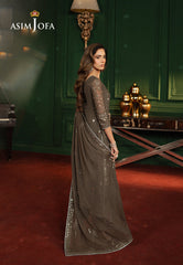 Asim Jofa Premium Festive Pret Ajpfb-21 Embroidered Chiffon Stitched 3 Pcs