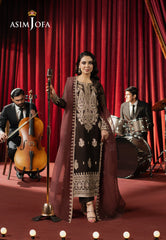 Asim Jofa Premium Festive Pret Ajpfb-02 Embroidered Chiffon Stitched 3 Pcs