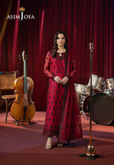 Asim Jofa Premium Festive Pret Ajpfb-07 Embroidered Chiffon Stitched 3 Pcs