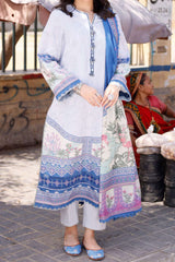 Arabic Lawn By Asim Jofa Unstitched 3 Piece Digital Blended Lawn Suit-AJPL-01