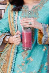 Arabic Lawn By Asim Jofa Unstitched 3 Piece Digital Blended Lawn Suit-AJPL-02