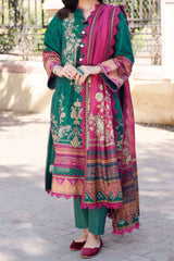 Arabic Lawn By Asim Jofa Unstitched 3 Piece Digital Blended Lawn Suit-AJPL-04